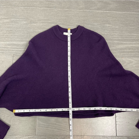 ARITZIA Wilfred Free Lolan Wool Sweater Cropped Oversized Purple XS Slouchy - Picture 9 of 10